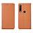 Funda de Cuero Cartera con Soporte Carcasa L12 para Huawei P40 Lite E Naranja