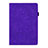 Funda de Cuero Cartera con Soporte Carcasa L14 para Huawei MediaPad M6 10.8 Morado