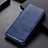 Funda de Cuero Cartera con Soporte Carcasa L16 para Xiaomi Mi 10 Ultra Azul