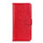 Funda de Cuero Cartera con Soporte Carcasa L20 para Realme C11 Rojo