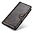 Funda de Cuero Cartera con Soporte Carcasa M01L para Motorola Moto Edge 30 Pro 5G Bronze