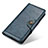Funda de Cuero Cartera con Soporte Carcasa M01L para Motorola Moto G71 5G Azul