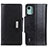 Funda de Cuero Cartera con Soporte Carcasa M01L para Nokia C12 Pro Negro