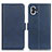 Funda de Cuero Cartera con Soporte Carcasa M01L para Nothing Phone 1 Azul