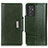 Funda de Cuero Cartera con Soporte Carcasa M01L para Samsung Galaxy A82 5G Verde