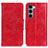 Funda de Cuero Cartera con Soporte Carcasa M02L para Motorola Moto Edge S30 5G Rojo