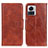 Funda de Cuero Cartera con Soporte Carcasa M02L para Motorola Moto Edge X30 Pro 5G Marron