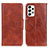 Funda de Cuero Cartera con Soporte Carcasa M02L para Samsung Galaxy A23 5G Marron