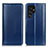 Funda de Cuero Cartera con Soporte Carcasa M02L para Samsung Galaxy S21 Ultra 5G Azul