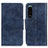 Funda de Cuero Cartera con Soporte Carcasa M02L para Sony Xperia 5 III Azul