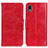 Funda de Cuero Cartera con Soporte Carcasa M02L para Sony Xperia Ace III Rojo