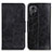 Funda de Cuero Cartera con Soporte Carcasa M02L para Xiaomi Redmi Note 11R 5G Negro