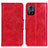 Funda de Cuero Cartera con Soporte Carcasa M02L para Xiaomi Redmi Note 11R 5G Rojo