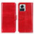 Funda de Cuero Cartera con Soporte Carcasa M03L para Motorola Moto Edge X30 Pro 5G Rojo