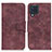 Funda de Cuero Cartera con Soporte Carcasa M03L para Samsung Galaxy M32 4G Morado