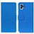 Funda de Cuero Cartera con Soporte Carcasa M04L para Nothing Phone 1 Azul
