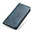 Funda de Cuero Cartera con Soporte Carcasa M04L para Xiaomi Poco M3 Azul