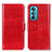 Funda de Cuero Cartera con Soporte Carcasa M05L para Motorola Moto Edge 30 5G Rojo