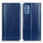 Funda de Cuero Cartera con Soporte Carcasa M05L para Samsung Galaxy M52 5G Azul