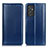 Funda de Cuero Cartera con Soporte Carcasa M05L para Samsung Galaxy Quantum2 5G Azul