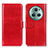 Funda de Cuero Cartera con Soporte Carcasa M07L para Huawei Honor Magic5 Pro 5G Rojo