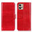 Funda de Cuero Cartera con Soporte Carcasa M07L para Motorola Moto G32 Rojo
