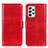 Funda de Cuero Cartera con Soporte Carcasa M07L para Samsung Galaxy A73 5G Rojo