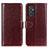 Funda de Cuero Cartera con Soporte Carcasa M07L para Samsung Galaxy A82 5G Marron