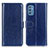 Funda de Cuero Cartera con Soporte Carcasa M07L para Samsung Galaxy M52 5G Azul