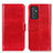 Funda de Cuero Cartera con Soporte Carcasa M07L para Samsung Galaxy Quantum2 5G Rojo