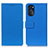 Funda de Cuero Cartera con Soporte Carcasa M08L para Motorola Moto G 5G (2022) Azul