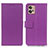 Funda de Cuero Cartera con Soporte Carcasa M08L para Motorola Moto G32 Morado