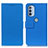 Funda de Cuero Cartera con Soporte Carcasa M08L para Motorola Moto G41 Azul