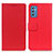 Funda de Cuero Cartera con Soporte Carcasa M08L para Samsung Galaxy M52 5G Rojo