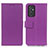 Funda de Cuero Cartera con Soporte Carcasa M08L para Samsung Galaxy Quantum2 5G Morado