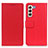 Funda de Cuero Cartera con Soporte Carcasa M08L para Samsung Galaxy S23 Plus 5G Rojo