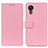 Funda de Cuero Cartera con Soporte Carcasa M08L para Samsung Galaxy XCover 5 SM-G525F Rosa