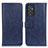 Funda de Cuero Cartera con Soporte Carcasa M10L para Samsung Galaxy Quantum2 5G Azul