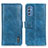 Funda de Cuero Cartera con Soporte Carcasa M11L para Samsung Galaxy M52 5G Azul
