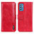 Funda de Cuero Cartera con Soporte Carcasa M11L para Samsung Galaxy M52 5G Rojo