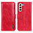 Funda de Cuero Cartera con Soporte Carcasa M11L para Samsung Galaxy S24 Plus 5G Rojo