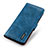 Funda de Cuero Cartera con Soporte Carcasa M11L para Xiaomi Poco M3 Azul