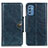 Funda de Cuero Cartera con Soporte Carcasa M12L para Samsung Galaxy M52 5G Azul