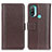 Funda de Cuero Cartera con Soporte Carcasa M13L para Motorola Moto E20 Marron