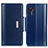 Funda de Cuero Cartera con Soporte Carcasa M13L para Samsung Galaxy XCover 5 SM-G525F Azul