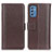 Funda de Cuero Cartera con Soporte Carcasa M14L para Samsung Galaxy M52 5G Marron