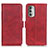 Funda de Cuero Cartera con Soporte Carcasa M15L para Motorola Moto G Stylus (2022) 5G Rojo