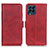 Funda de Cuero Cartera con Soporte Carcasa M15L para Samsung Galaxy M53 5G Rojo