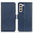 Funda de Cuero Cartera con Soporte Carcasa M15L para Samsung Galaxy S21 Plus 5G Azul