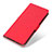 Funda de Cuero Cartera con Soporte Carcasa M21L para Samsung Galaxy S21 Plus 5G Rojo